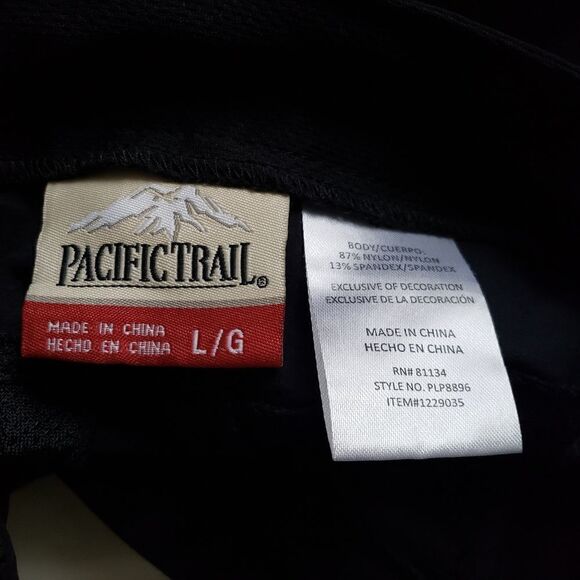 Pacific Trail Black Hiking Pants L - Picture 8 of 10